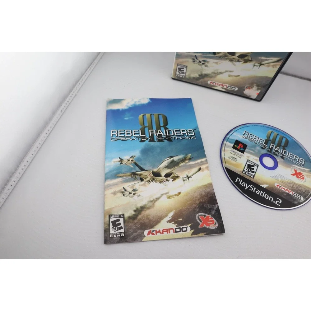 Rebel Raiders Operation Nighthawk Sony PlayStation 2 PS2 2006 CIB Complete Teste